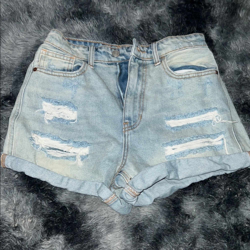 Light Wash Cello Shorts